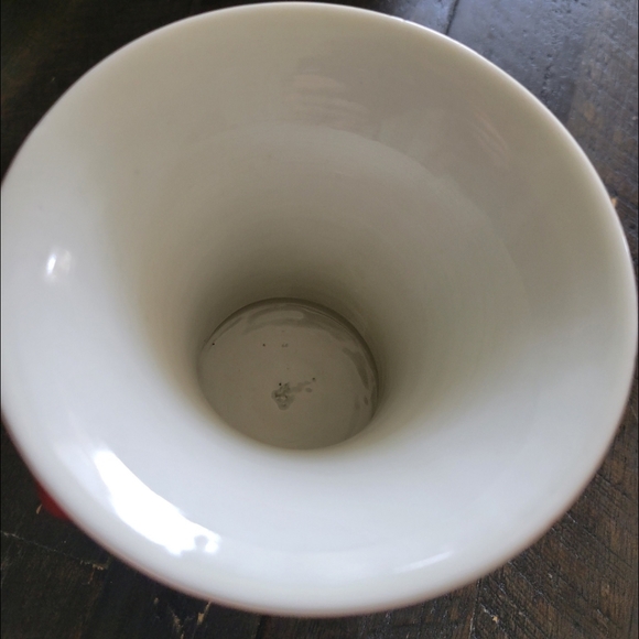 Koransha co. signed orchid mark 1930s Japanese Fukagawa Triple 3 Tri Handle Vase - Picture 5 of 9